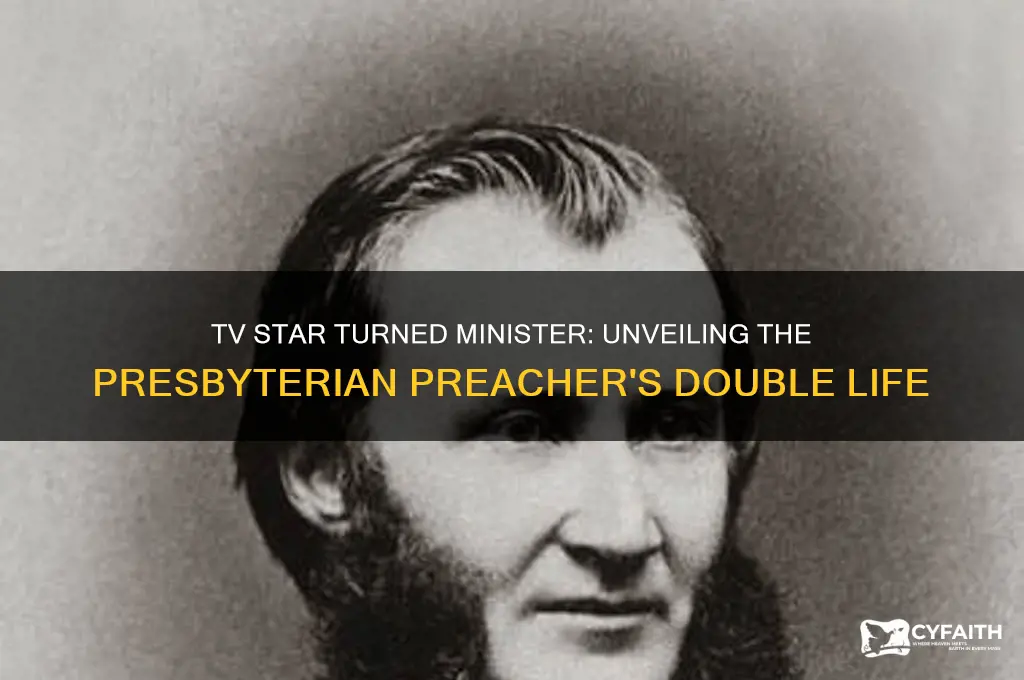 which tv personality is was an ordained presbyterian minister