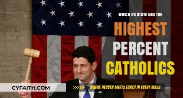 Discovering America's Most Catholic State: A Surprising Percentage Leader