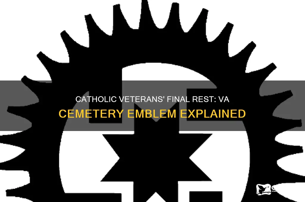 which va cemetery emblem is used for catholics