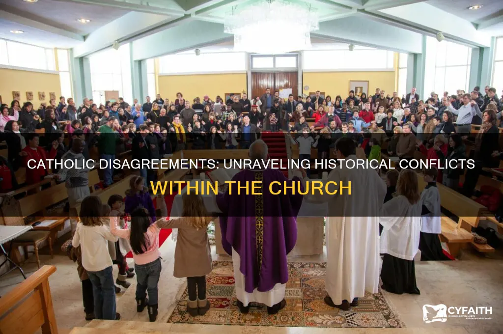 which was a disagreement between the catholic