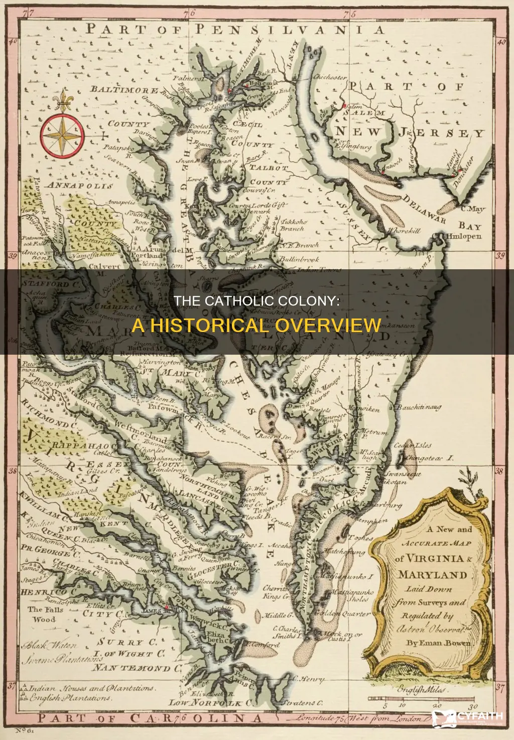 which was founded as a catholic colony