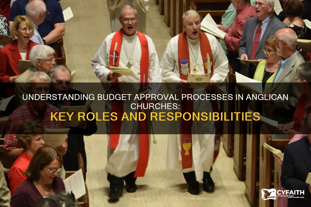 who approves budgets in anglican churches