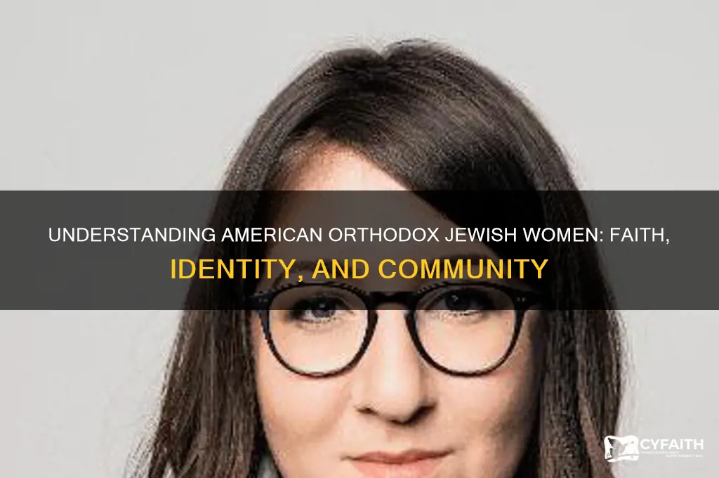 who are american orthodox jewish woman