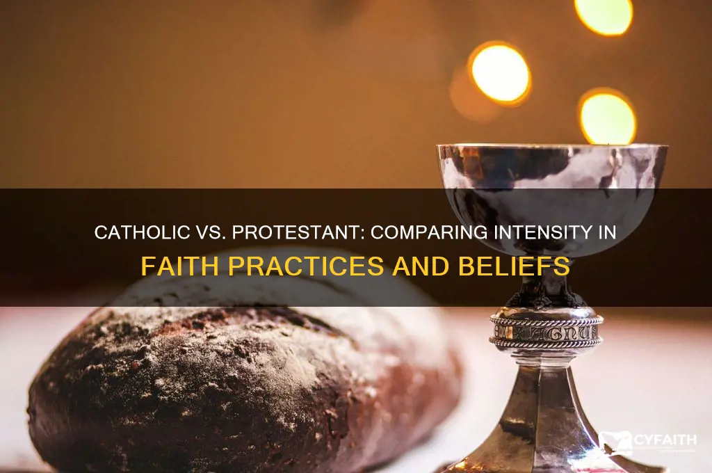 who are more intense catholic or christianity
