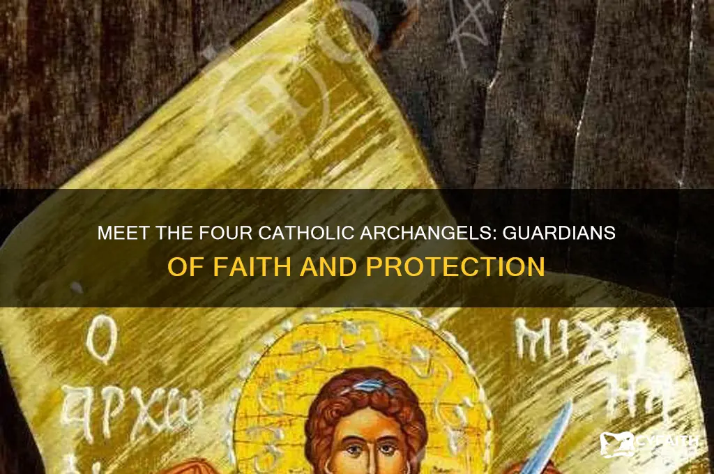 who are the four catholic archangels