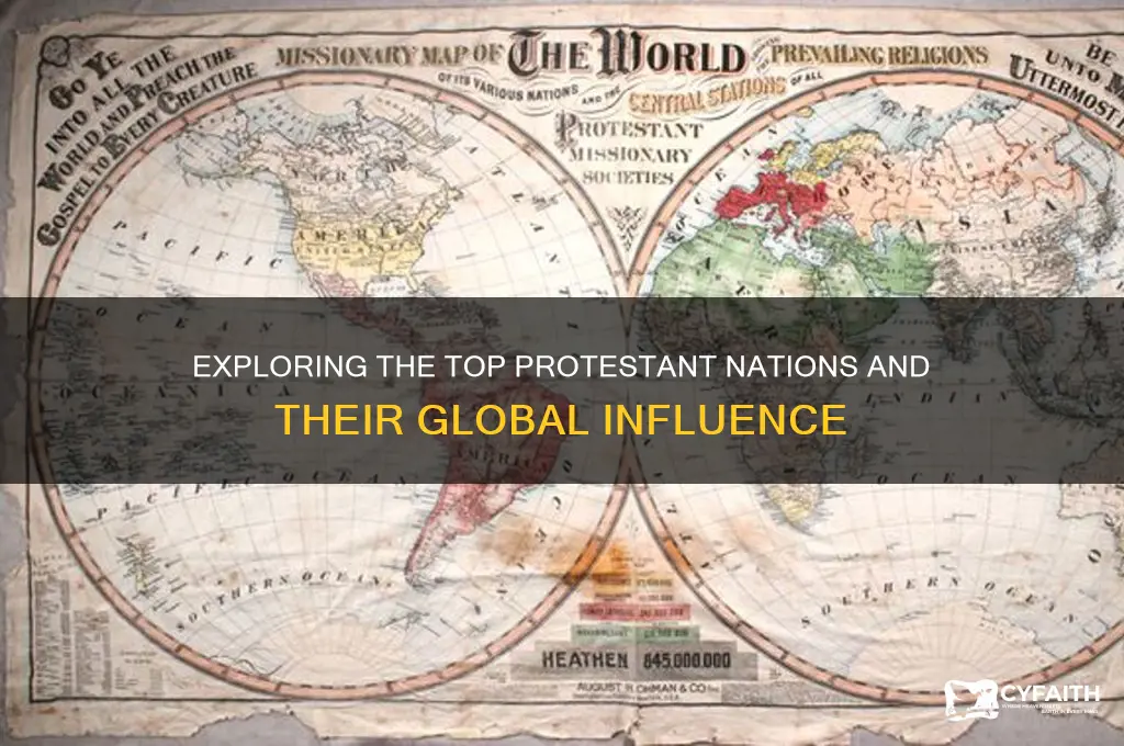 who are the main countires that are protestant
