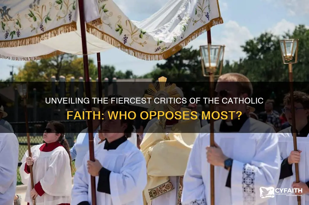who are the most hostile to the catholic faith