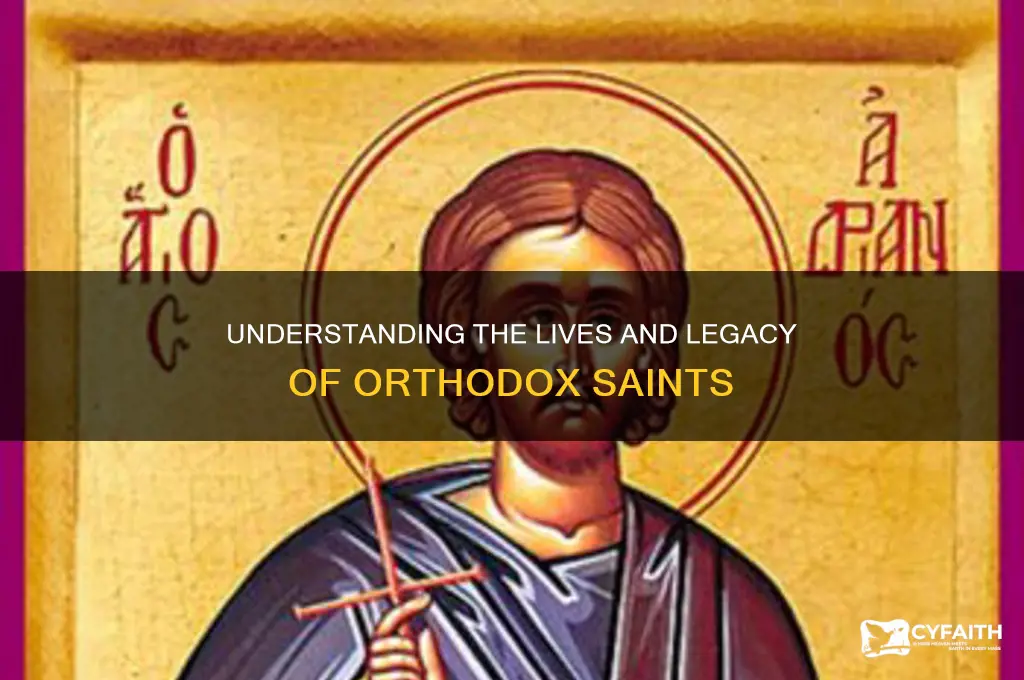 who are the orthodox saints