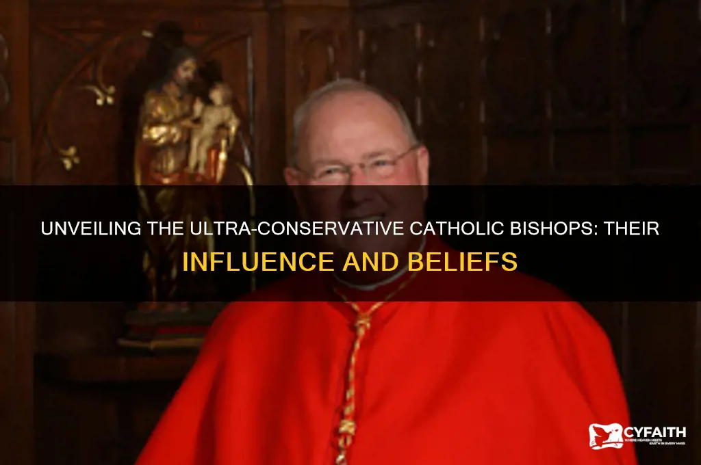 who are the ultra conservative catholic bishops