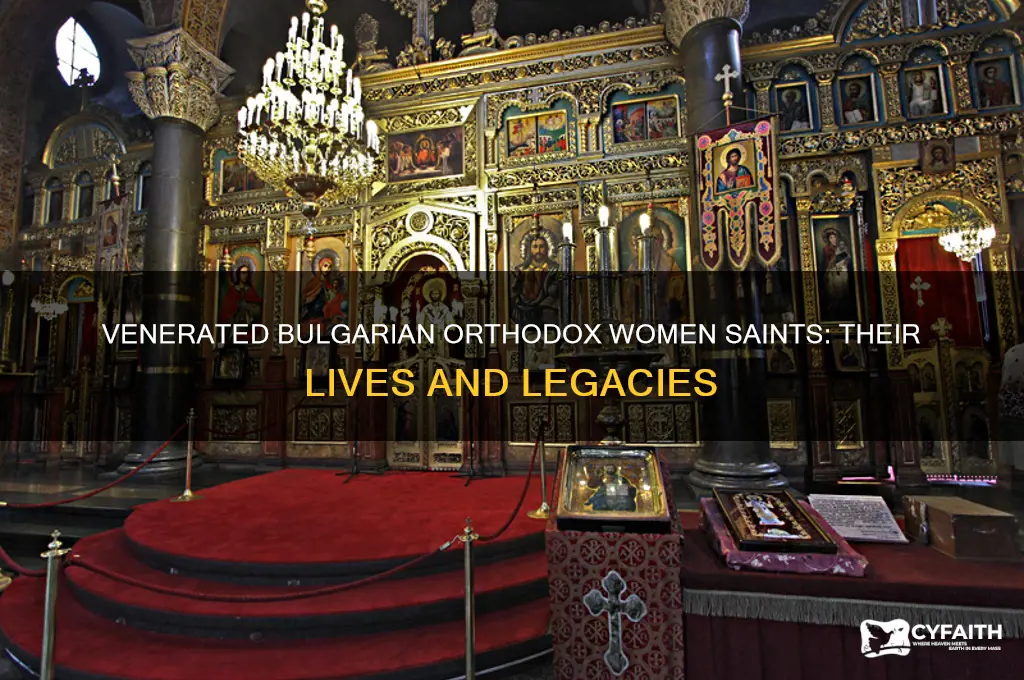 who are women saints venerated by orthodox church in bulgaria