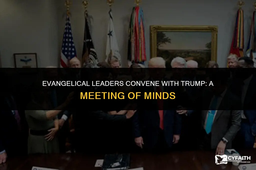 who attended the evangelical meeting with trump