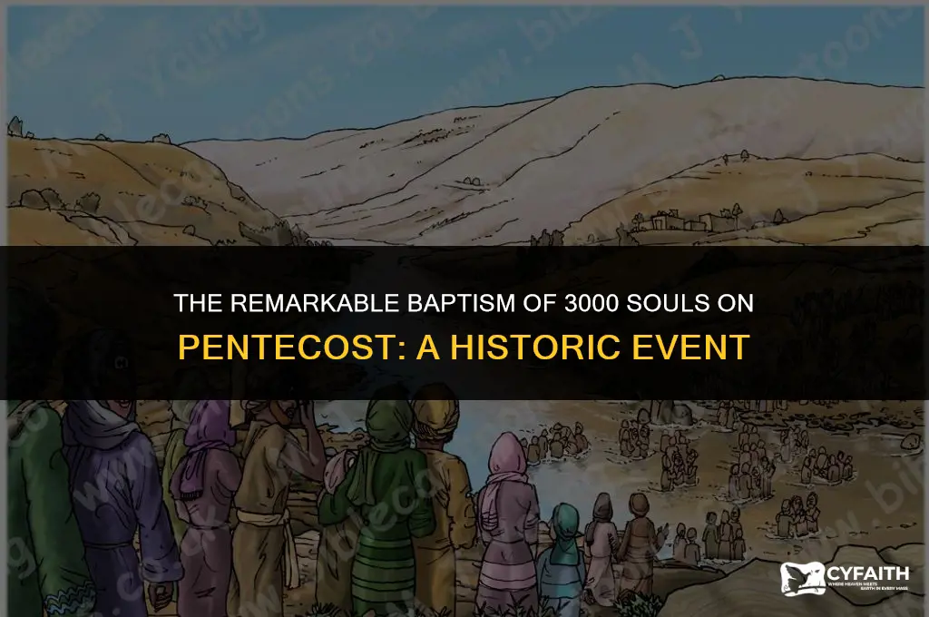 who baptized 3000 people on the pentecost