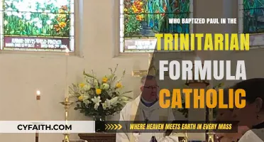 Who Baptized Paul in the Trinitarian Formula: Catholic Insights