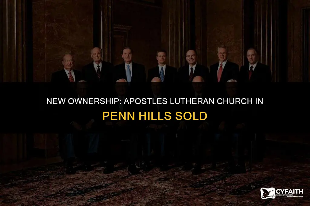 who bought apostles lutheran church penn hills