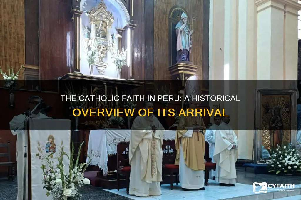 who brought the catholic faith into peru wikipedia