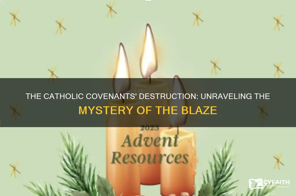 who burned down all of the catholic covenants