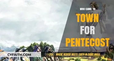 Visitors Flock to Town for Pentecost Celebrations