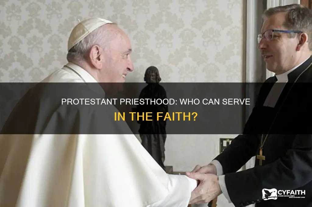 who can be a priest in the protestant faith