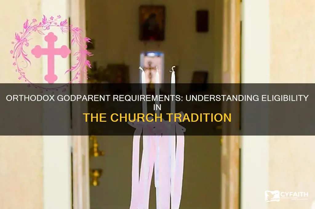 who can be godparents in the orthodox church