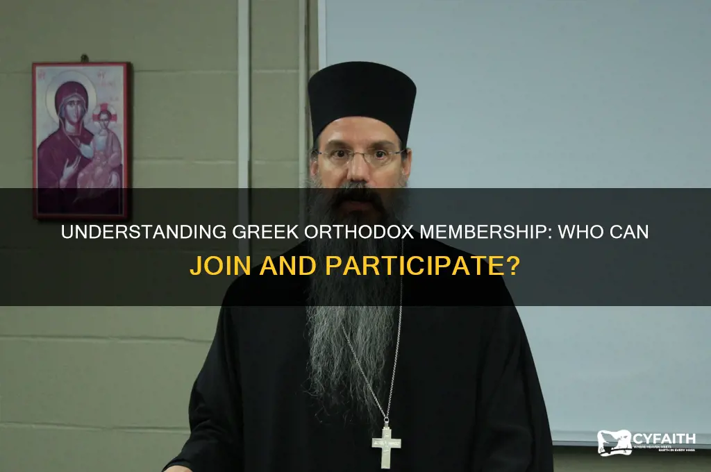 who can be greek orthodox