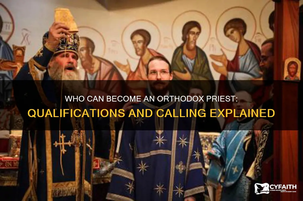 who can become an orthodox priest