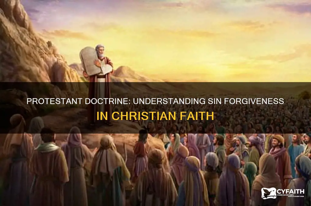 who can forgive sins in the protestant church