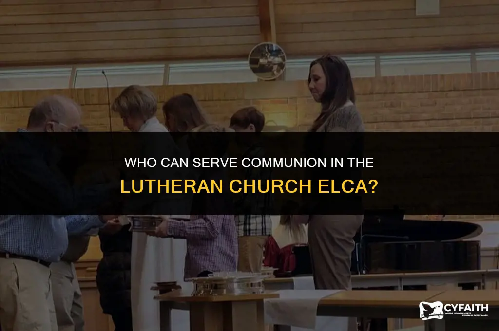 who can serve communion in the lutheran church elca