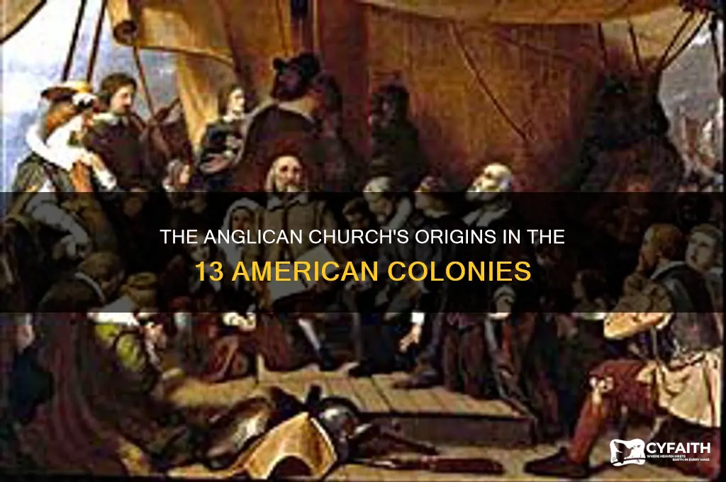 who created the anglican church in the 13 colonies