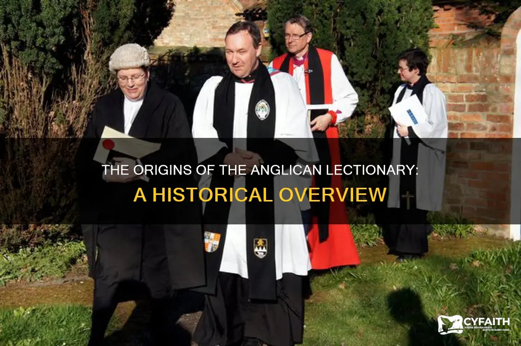 who created the anglican lectionary