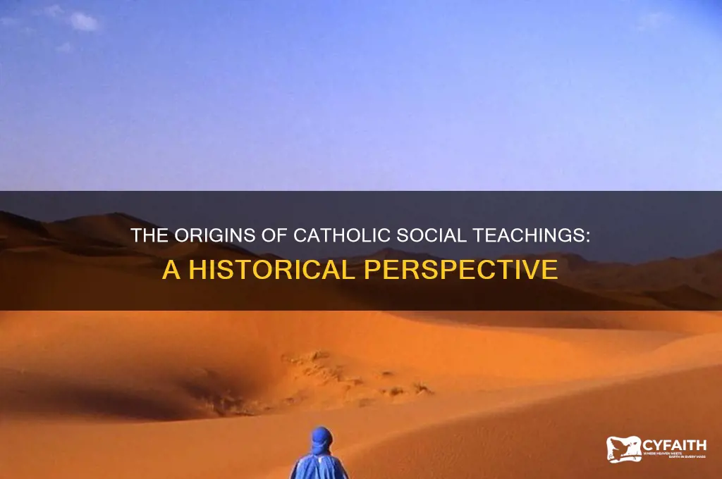 who created the catholic social teachings