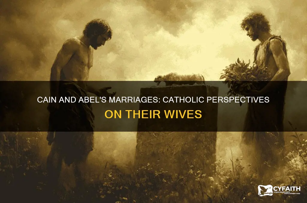 who did cain and abel marry catholic