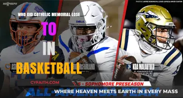 Catholic Memorial's Basketball Loss: Uncovering the Opponent and Game Details
