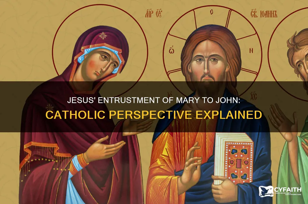 who did jesus give mary to catholic