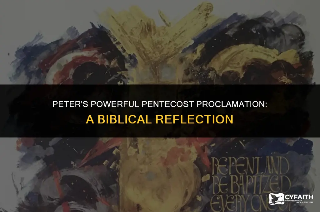 who did peter quote on the day of pentecost