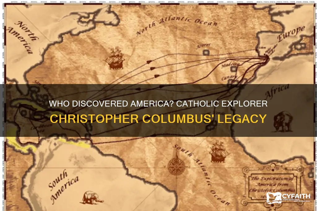 who discovered america catholic