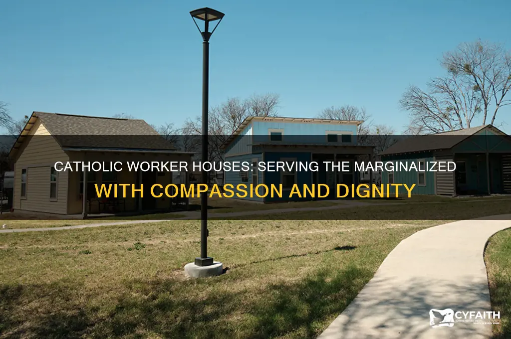 who do catholic worker houses service