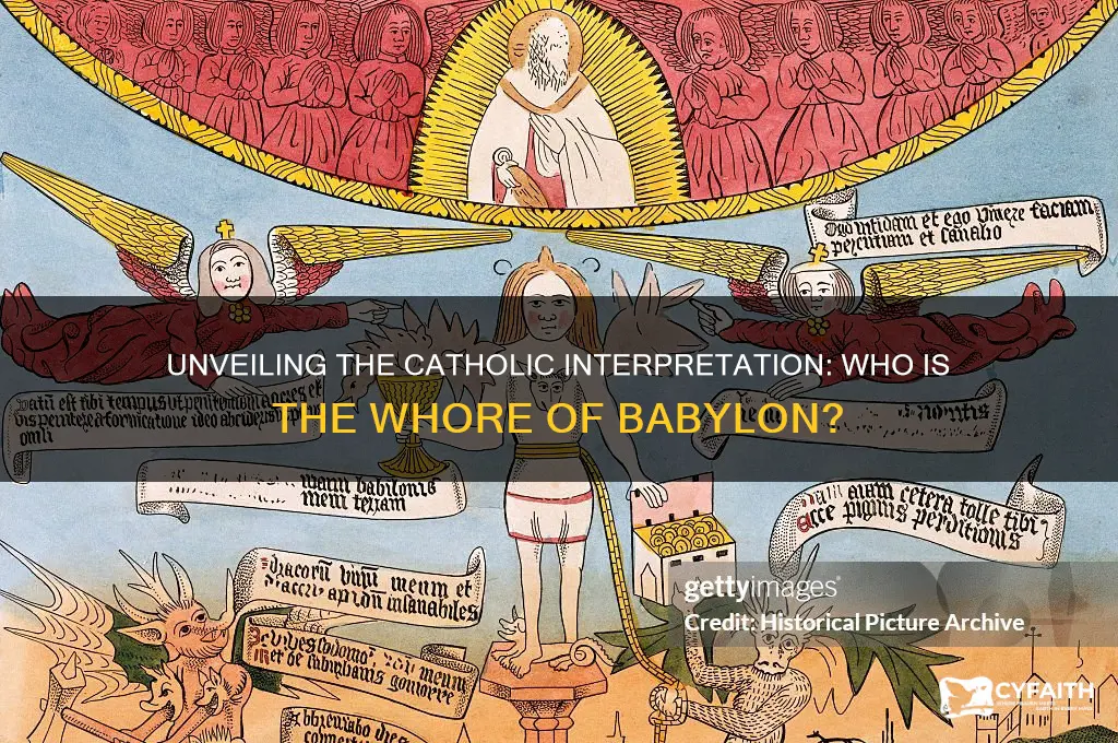 who do catholics say is the whore of babylon