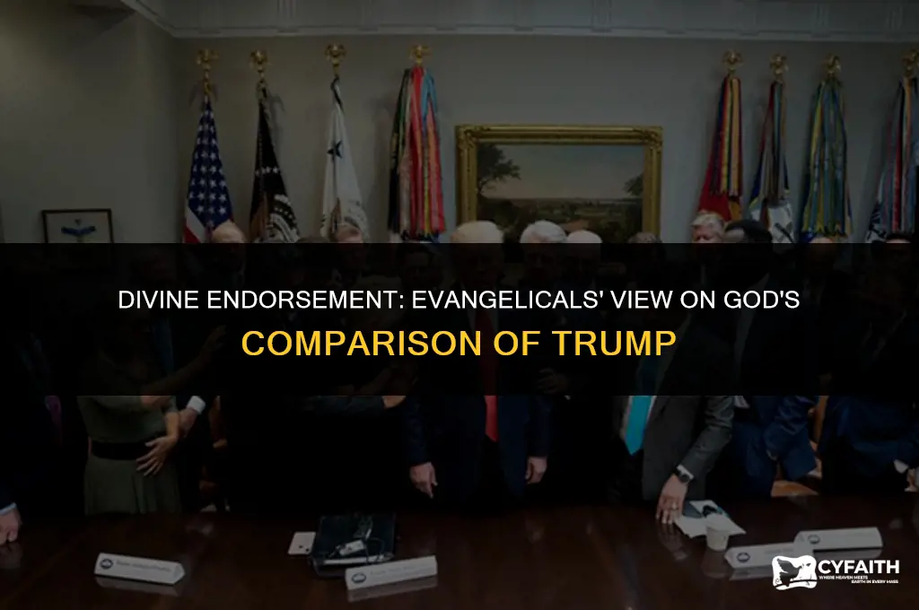 who do evangelicals believe god is compainrg trump ro