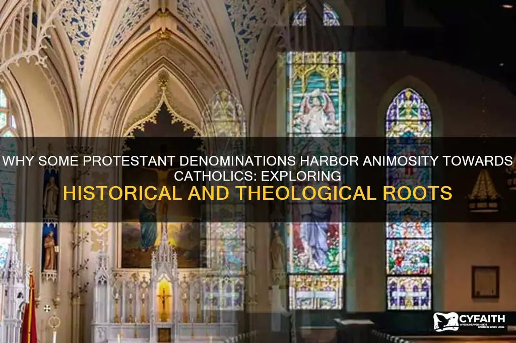 who do some denominations hate catholics