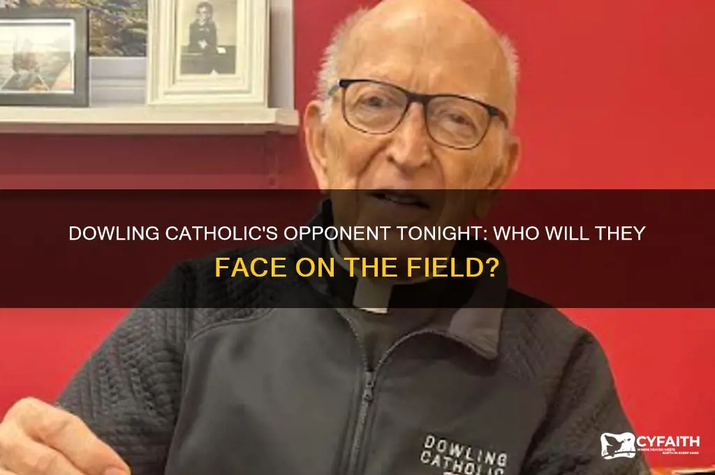 who does dowling catholic play tonight