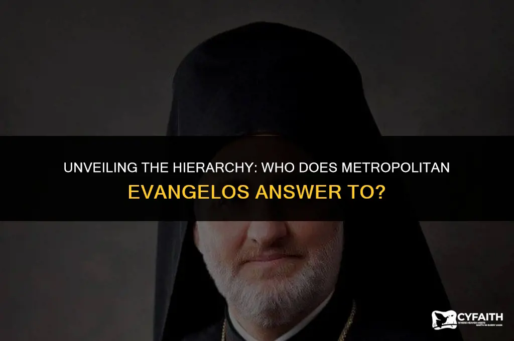 who does metropolitan evangelos report to