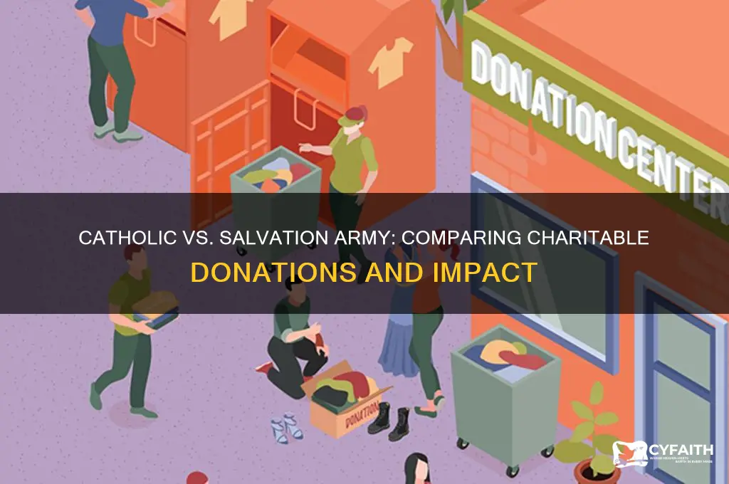who donates more catholic or salvation army