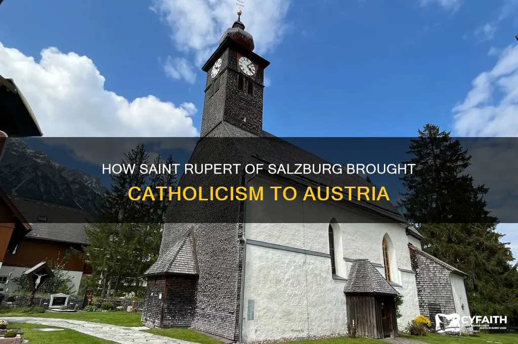 who evangelized austria with catholism