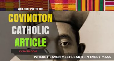 Unveiling the Origin: Who First Posted the Covington Catholic Article?