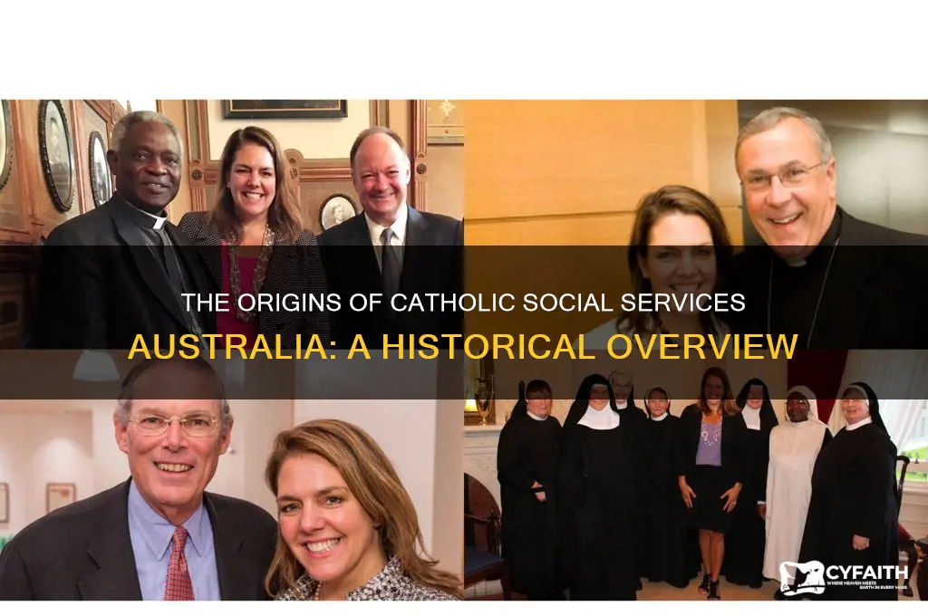 who founded catholic social services australia