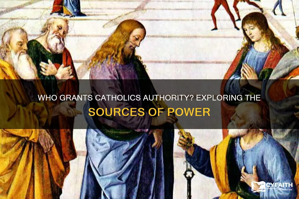 who gives catholics athority