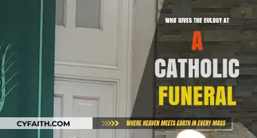 Catholic Funeral Eulogy: Who Traditionally Speaks at the Service?