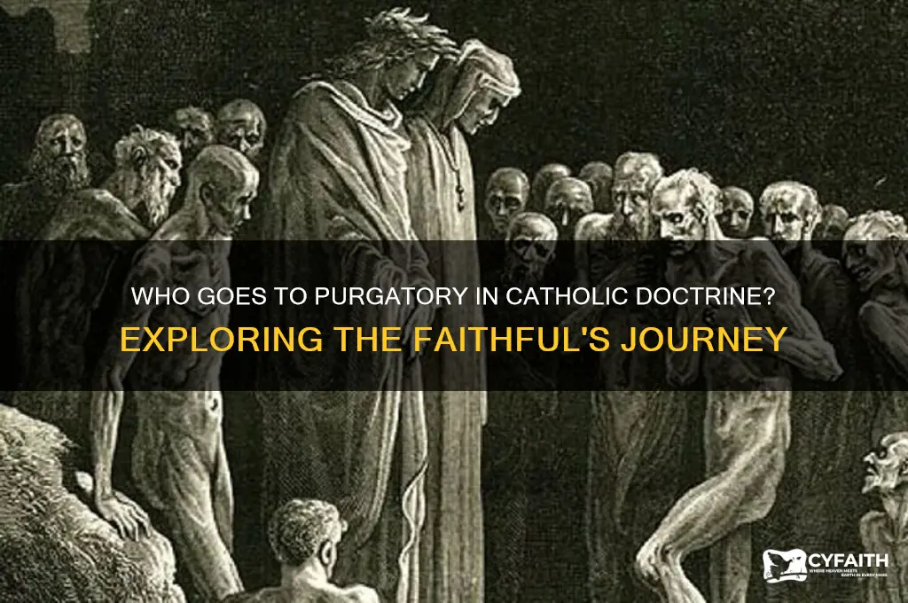 who goes to purgatory catholic