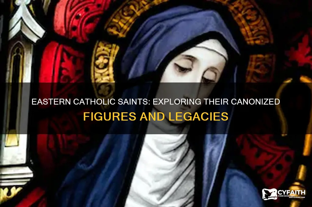 who have eastern catholics canonized