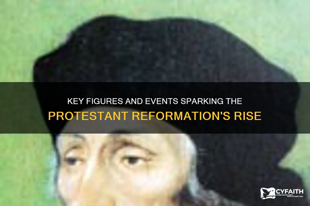who helped cause the protestant reformation to begin